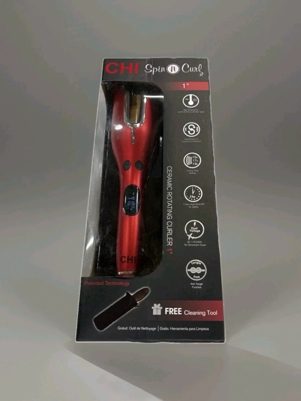 CHI Spin N Curl 1″ Ceramic Rotating Curling Iron